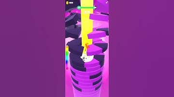 Drop Stack Ball Game Level 385 - short video - More Gaming