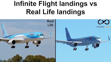 Infinite Flight Landings vs Real Life Landings!