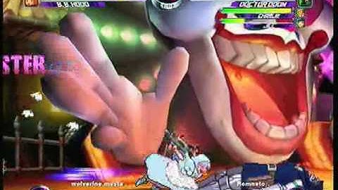 MvC2 Online (360): wolverine master (Spid/Cam/Hood) vs Brett (Cha/Jill/Doom) 3 .:4.19.10:.