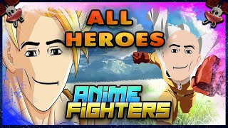 SHOWCASING ALL HEROES IN Anime Fighters Simulator* SHINY SECRET / MYTHICAL (Roblox)