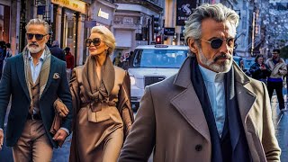 Elegant Over 50 Street Style in London | Timeless Fashion Inspiration 🇬🇧