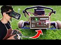 I Made A Robot Lawn Mower Controlled By VR!