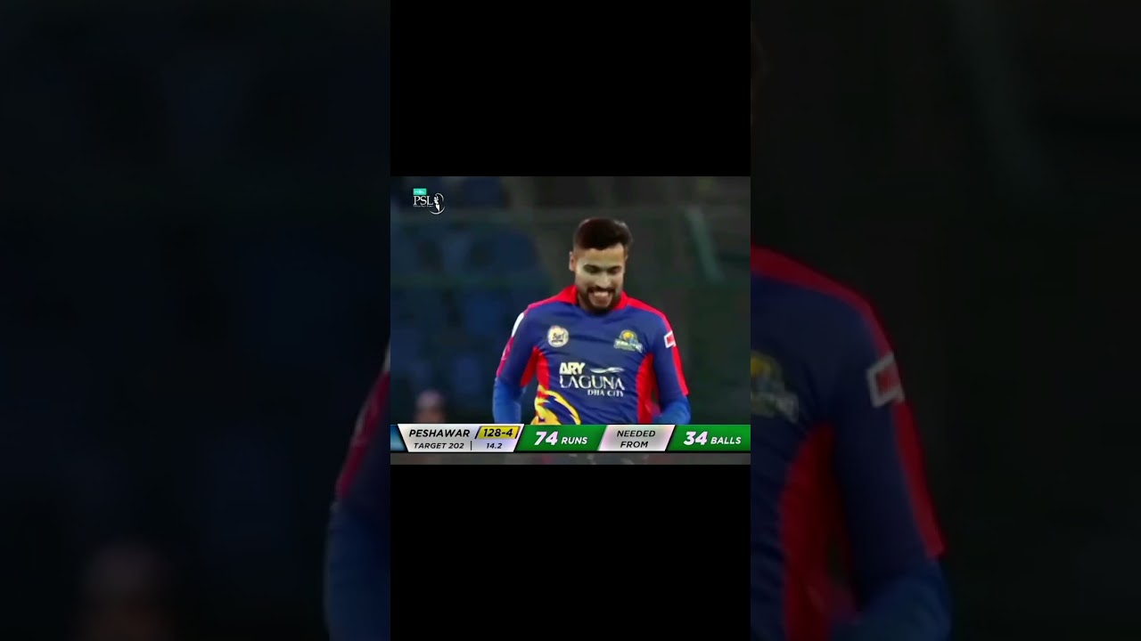 Amir on 🔥  against  peshawar 