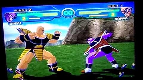 Dragon Ball Z Budokai(Gamecube)-Captain Ginyu vs Nappa III