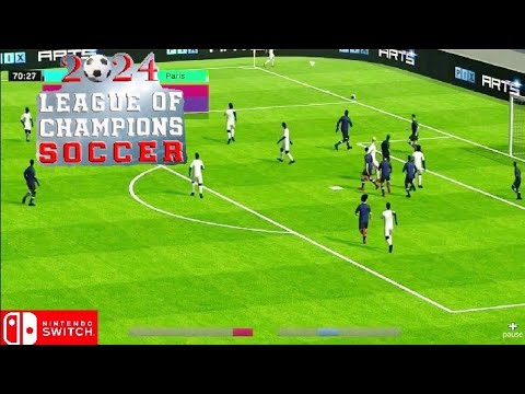 League Of Champions Soccer 2024 Nintendo switch gameplay