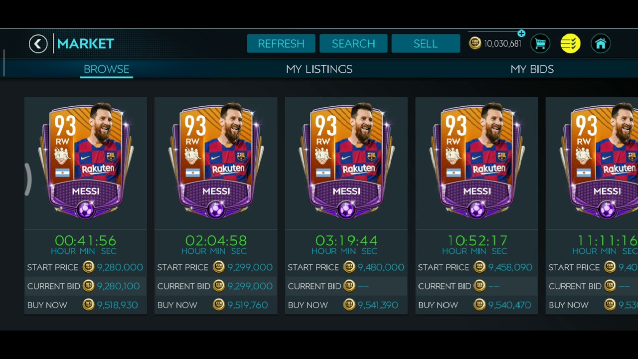 Buying Lionel Messi In FIFA MOBILE... GAMING WITH RAHATððð - YouTube