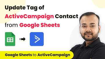 How to Update Tag of ActiveCampaign Contact from Google Sheets | Google Sheets to ActiveCampaign