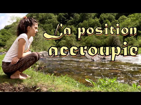 La posture accroupie ou squat asiatique profond