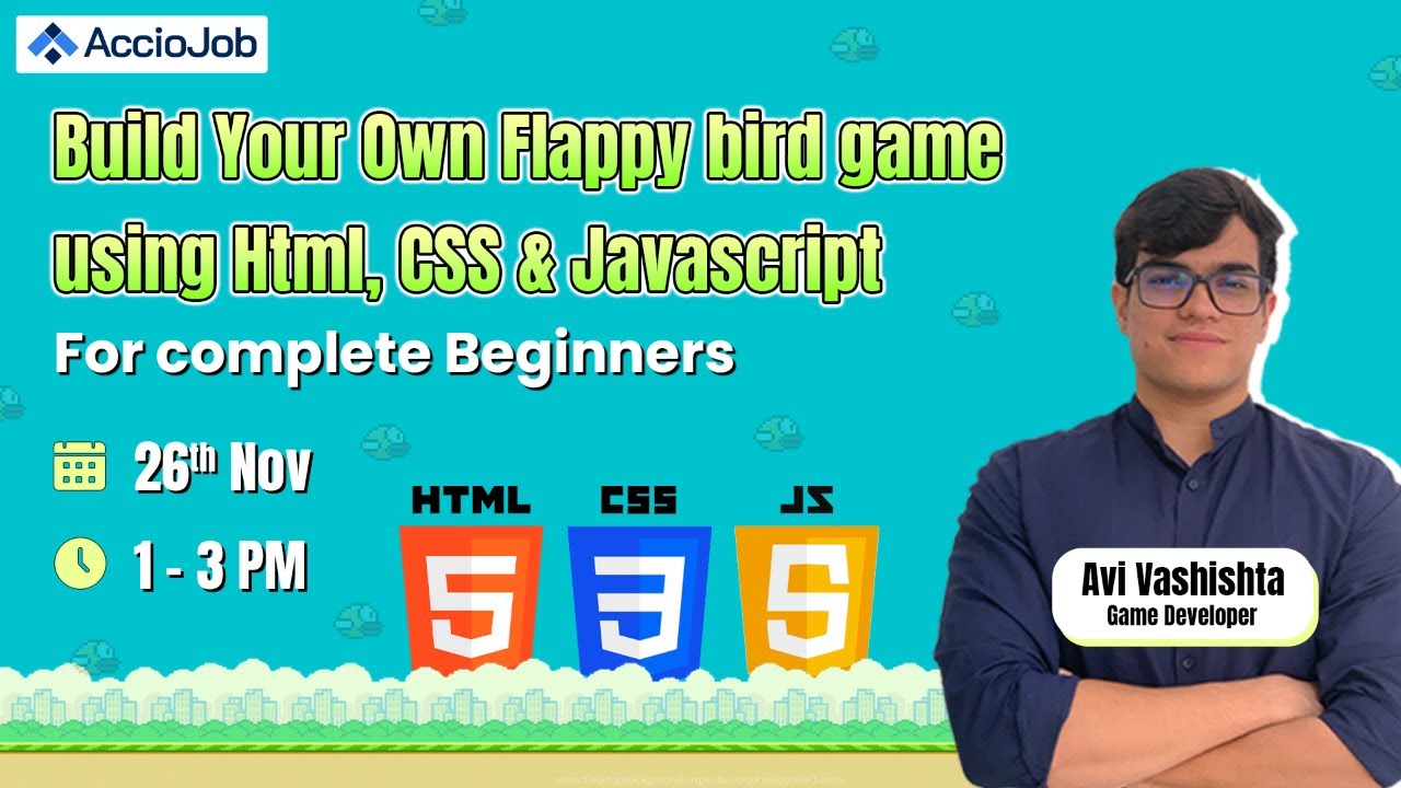 Step-by-Step Guide: Develop Flappy Bird Game Using HTML, CSS, and