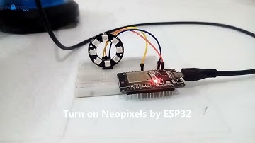 Turn on Neopixels by ESP32