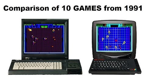 ZX SPECTRUM and AMSTRAD CPC time travel 1984-1993 part 8/10 : Comparison of 10 GAMES from 1991