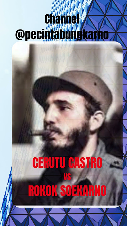 CERUTU CASTRO VS ROKOK BUNG KARNO#soekarno #bungkarno #indonesia #president #presidenindonesia