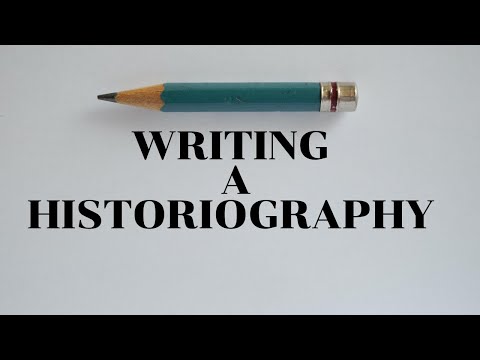 Strategies For Writing A Historiography | Writing A Historiography