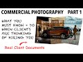 Pricing Commercial Photo Shoots | It All Starts With The Creative Brief