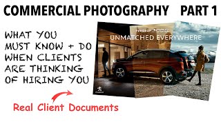 Pricing Commercial Photo Shoots | It All Starts With The Creative Brief