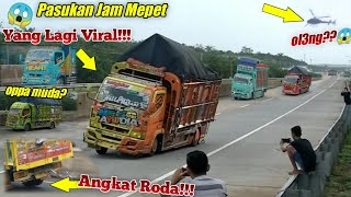 Yang lagi viral!!! PASUKAN TRUK CABAI JAM MEPET😱 TOL TRANS JAWA!!