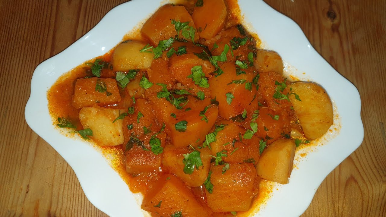 وجبة سريعة في طنجرة الضغط(شطيطحة كابويا بالبطاطا)