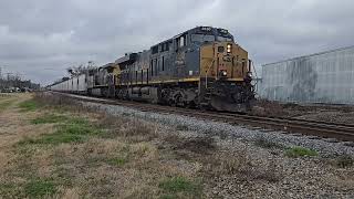 CSXT M649.30 at Valdosta  GA (January 31, 2025) [General Freight] {1053}