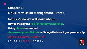 Chown Command in Linux  -  Linux Permission Management