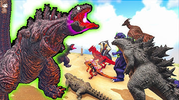 Shin Godzilla VS Mod Dinosaurs | ARK Mod Battle Ep.345