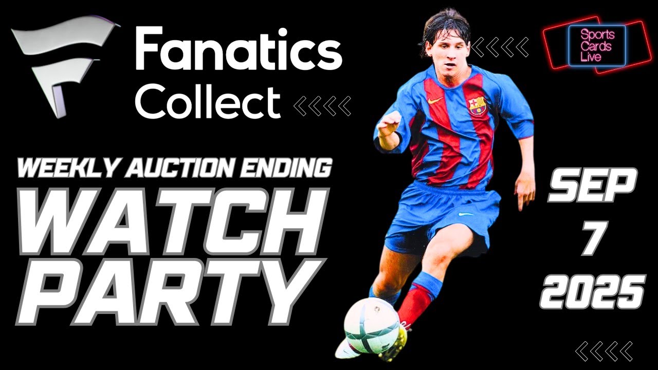 Fanatics Collect Weekly Sports Card Auction (#190) Ending Live Coverage & Analysis