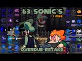 FNF - Overdue Retake / 63 Sonic's + Pico (Mario's Madness v2/Sonic/OVERDUE) Mp3 Song