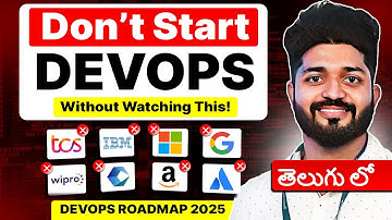 The Truth About DevOps RoadMap in 2025 (Must Watch) Crack Your First Job as a DevOps Engineer Telugu