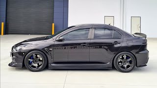 Evo X (Mic'd Up) POV Drive | Do 18x10.5 Wheels Scrub?