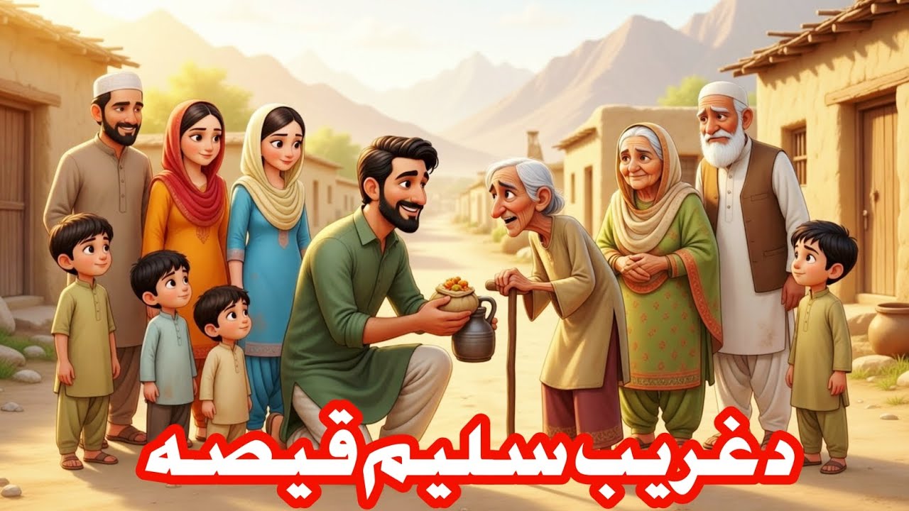 Da Ghareeb Saleem Qeesa | Pashto Cartoon Story | @PashtoPremium