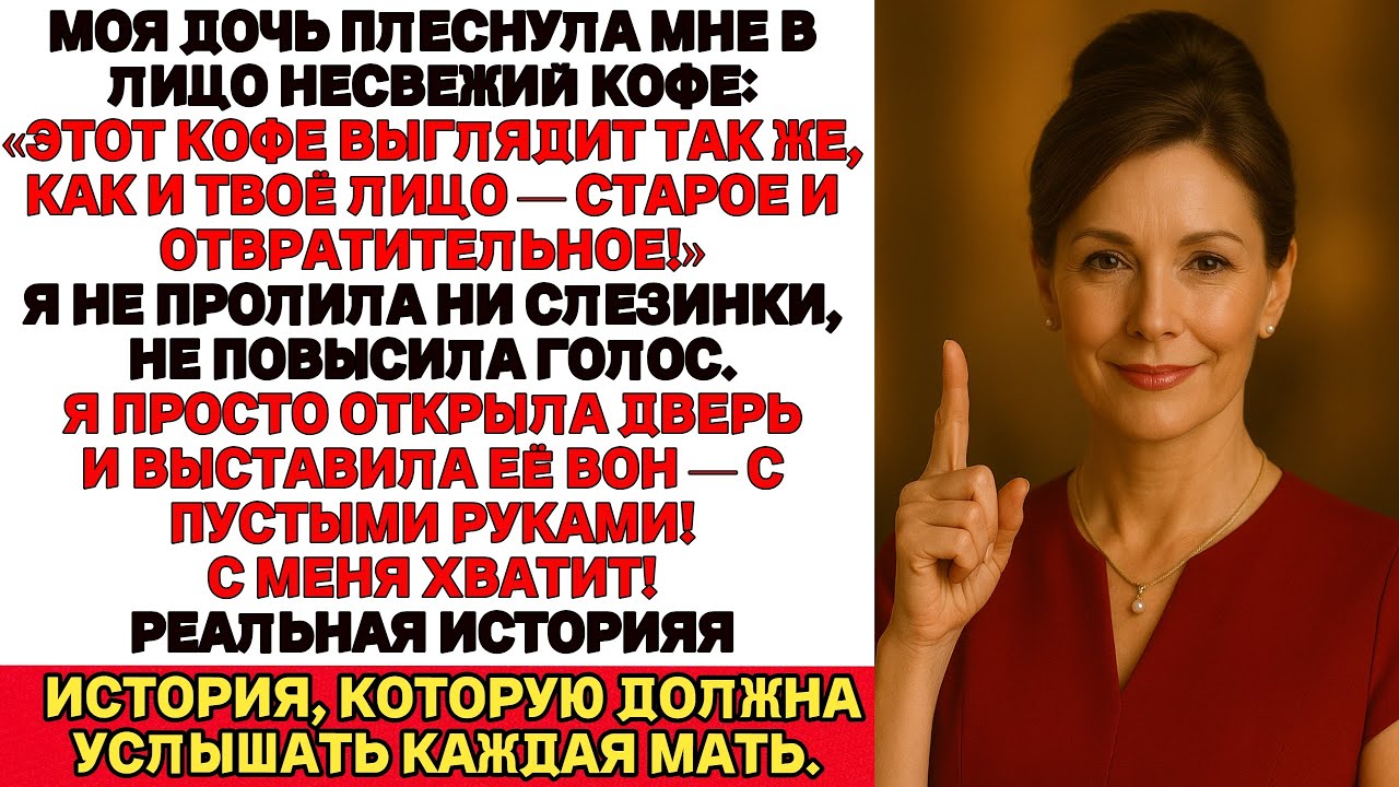 Я ПЛАКАЛА, ЧИТАЯ! Моя дочь назвала меня старой и жалкой…Но она и представить не могла, что случилось