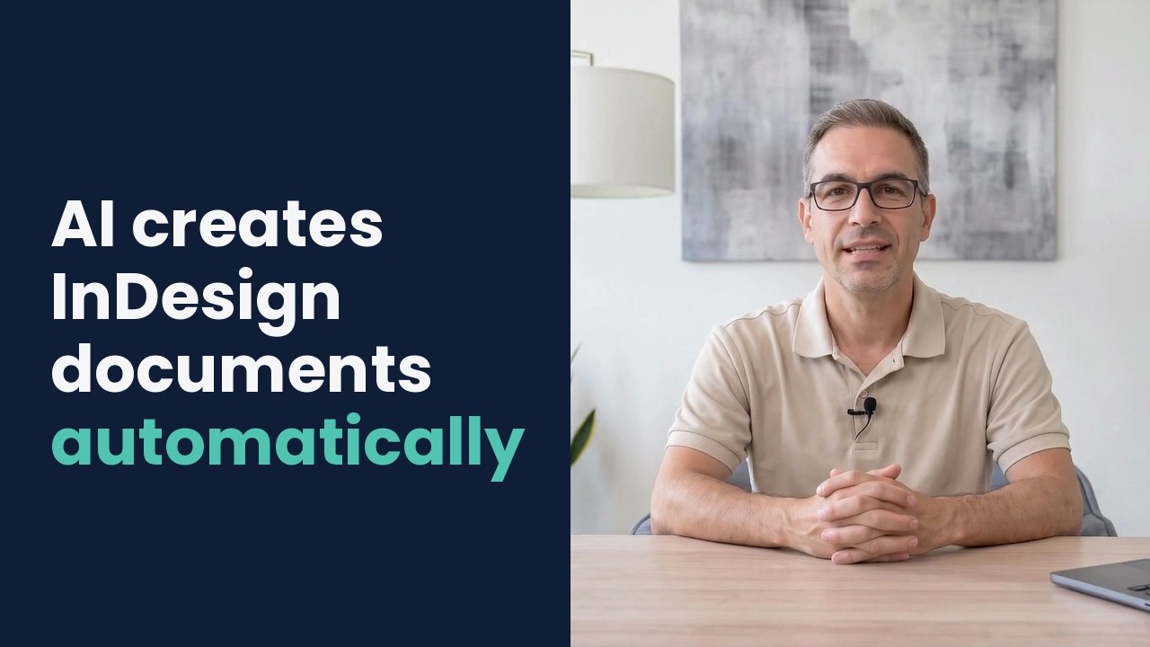 AI creates InDesign documents automatically (Advertisement)