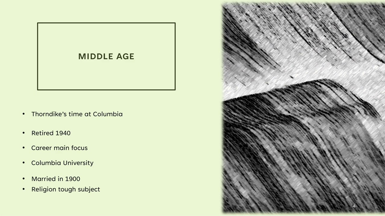 Edward Thorndike, History & Systems Final Video