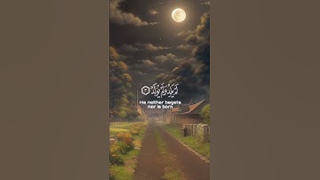 سورة الإخلاص | تعادل ثلث القرآن بصوت خاشع ومؤثر #المصحف #اكسبلور #القرآن_الكريم #لايك