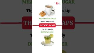 Thyroid Food Swaps! #food #viral #bellyfat #fatloss #easynutrition #healthyfood #guthealth #trending