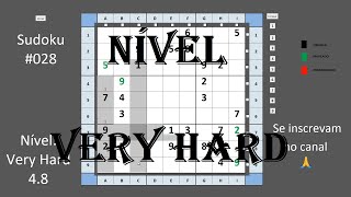 Resolvendo Sudoku #028 Nível Very Hard