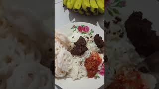 fermentasi dendeng daging sapi qurban tahun kemarin sangat cocok untuk makan malam #kuliner