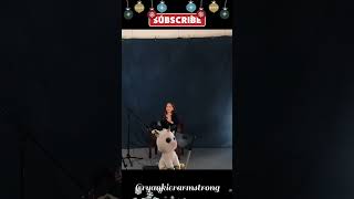 Ryan Kiera Armstrong showed how the casting goes remotely in her father's recording studio