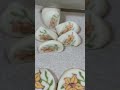 cutting a piece of dough that has a nice pattern on the inside into several pieces#cake