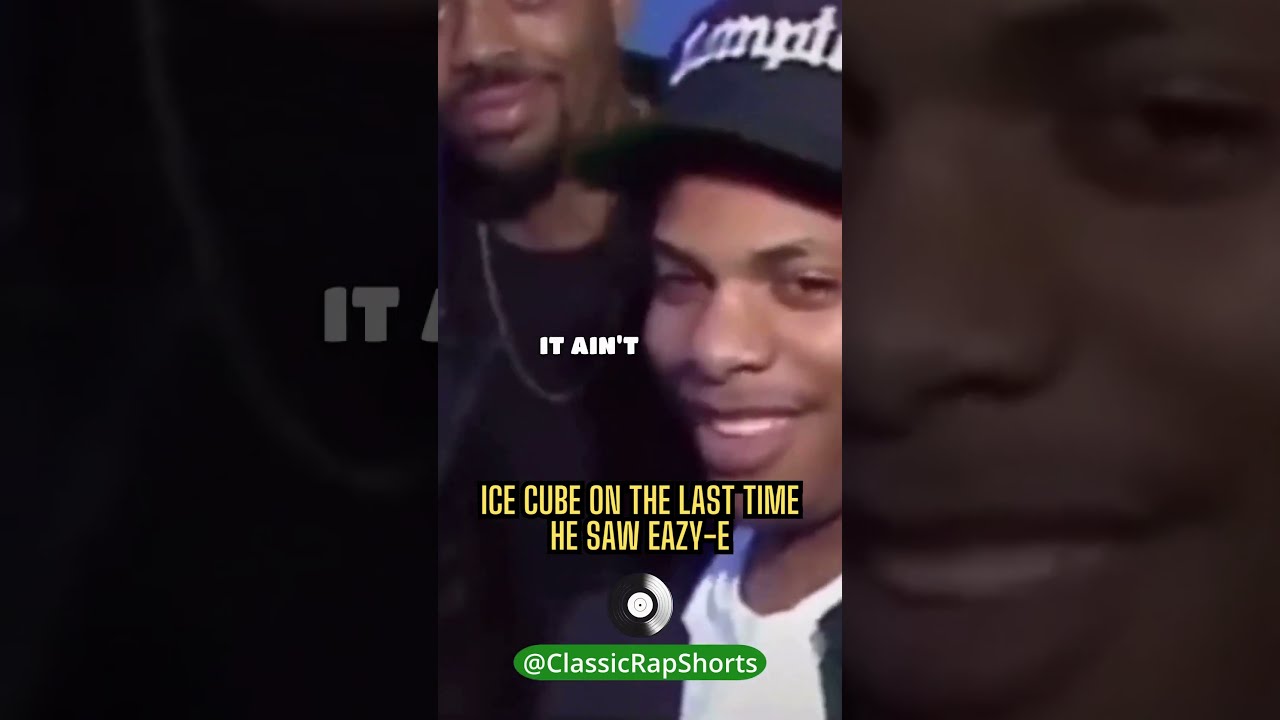 Ice Cube Speaks On His Last Meeting With Eazy E