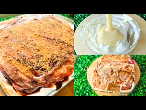 You can't stop eating this Delicious Dessert, very easy to make and few Ingredients, no Bake no cook