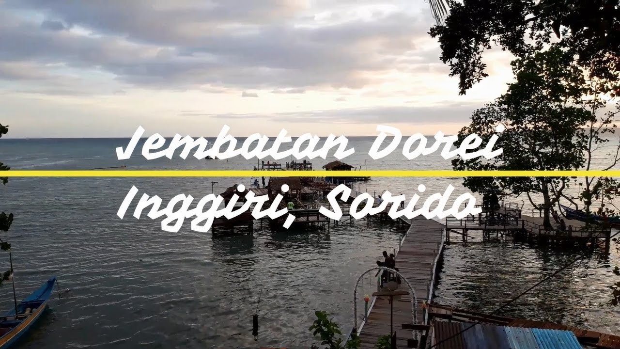 Jembatan Dorei Sorido Kreatifitas Anak Anak Biak Matahari Terbenam Kota Anak Jembatan Dorei Sorido Kreatifitas Anak Anak Biak Matahari Terbenam Kota Anak