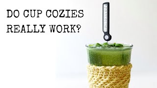 Do Crochet Cup Cozies Really Keep Drinks Warmer and Colder?  Watch my Experiment and Find Out! by Pretty Darn Adorable Crochet Tutorials 1,438 views 11 months ago 2 minutes, 44 seconds