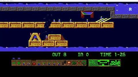 Classic Reverse Lemmings (Call in the bomb squad)