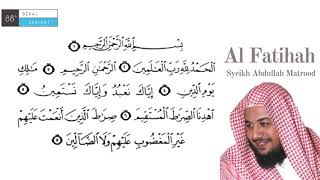 Al-Quran Surat Al Fatihah Syeikh Abdullah Al Mathrud