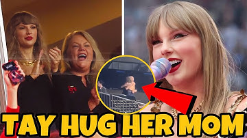 Taylor Swift Shares Emotional Hug with Mom Andrea After Heartfelt Toronto Eras Tour Performance #nfl
