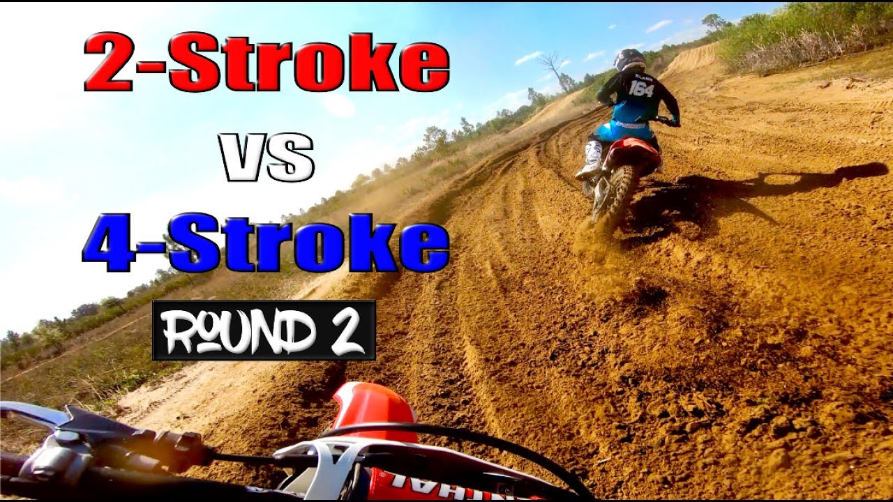 125 Two-Stroke vs 450 Four-Stroke: Round 2 - YouTube