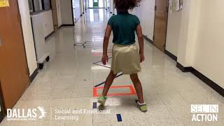 SEL In Action: Hallway Sensory Path