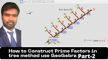 How to Construct tree factor use GeoGebra part 2