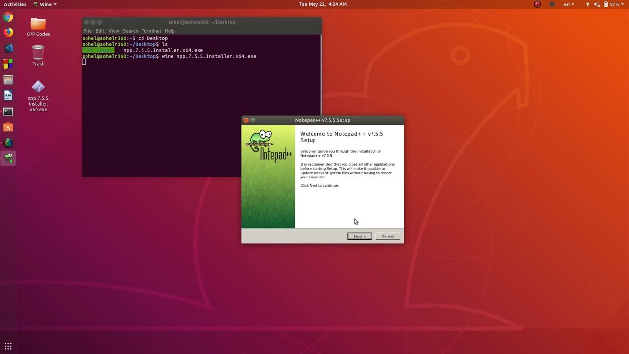 Install Wine And Run Windows App On Ubuntu 30.30