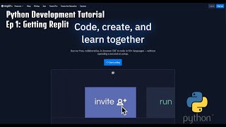 Easy Python learning || Ep.1 Getting Replit
